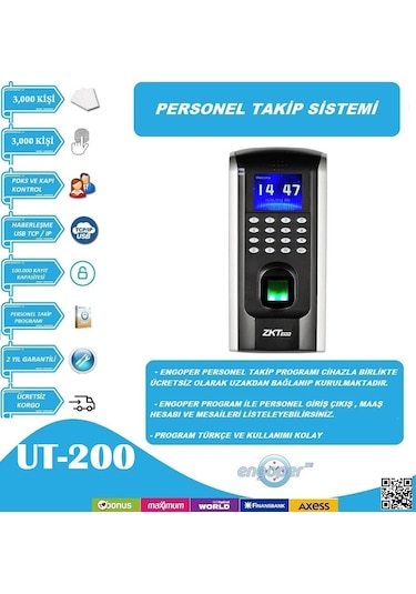 ZK TECO SF200 PARMAKİZİ TERMİNAL PERSONEL TAKİP SİSTEMİ