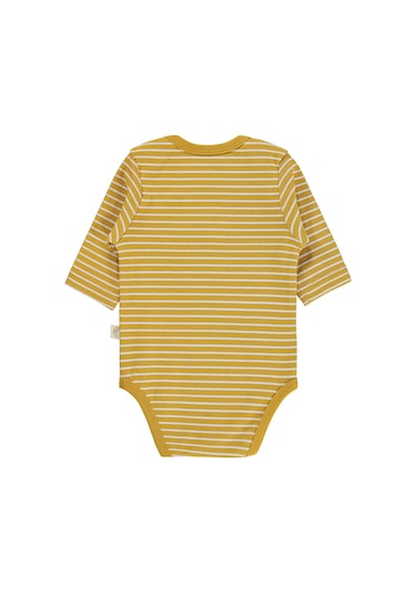 Civil Baby Aslan Empirmeli 3 Lü 0-36 Ay Çıtçıtlı Badi - Hardal