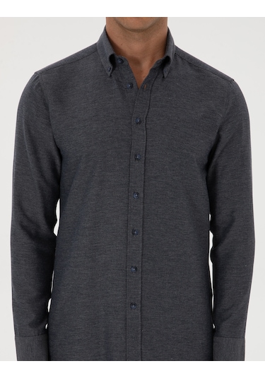 Pierre Cardin Erkek Lacivert Gömlek Desenli 50316768-vr033 Lacivert