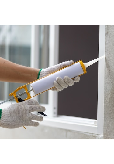 Selsil Silikonize Mastik ANTRASİT GRİ 500 gr. Antrasit Gri Antrasit Gri