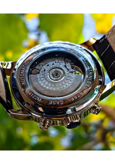 Raymond Star Seri Otomatik Erkek Kol Saati Altın