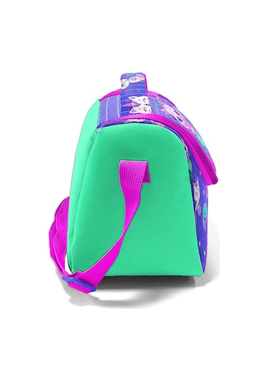 Coral High Kids Su Yeşili Lavanta Unicorn Kedi Desenli Thermo Beslenme Çantası 11860