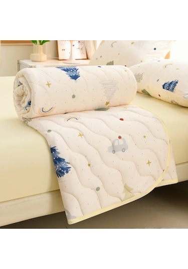 Yeni Çiçek Desenli İlkbahar Ve Yaz Yorganı Yumuşak Ve Rahat Pembe