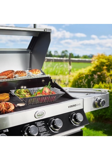 Rösle Videro G4-S Vario Gazlı Barbekü Gri - Siyah