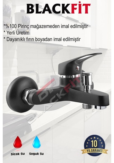 Siyah Robot Tepe Yağmurlama Duş Seti Tasarruflu Duş Başlığı Banyo Lavabo Mutfak Bataryası Siyah