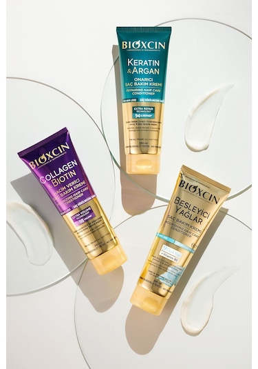 Bioxcin Keratin & Argan Onarıcı Saç Bakım Kremi 250 ml  -  Yıpranmış Ve Hassas Saçlar