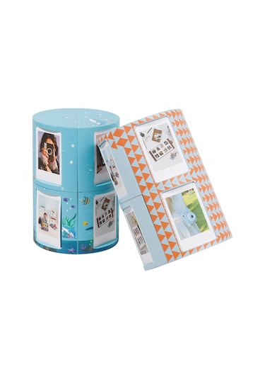 Sones Mini 3-inç Dönüştürülebilir Kendin Yap Fotoğraf Çerçevesi Standı Depolama Rafı Sualtı Dünyası