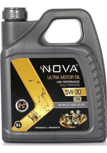 Nova 5W-30 Apı: Sn Tam Sentetik Motor Yağı 5 L