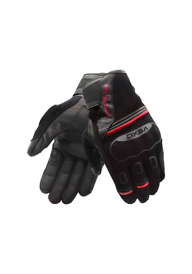 Vexo Leader Motosiklet Eldiveni Kırmızı - Siyah