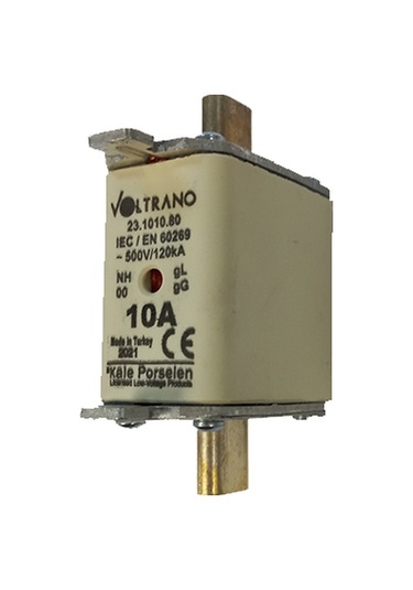 Voltrano Kale Porselen 10a 00 Boy Bıçaklı Sigorta Buşonu Nh00