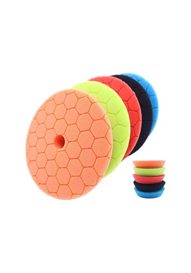 Fosenze 6 Parça Sünger Polisaj Pedi Seti - 150mm Cila Ve Parlatma İçin Premium Kalite