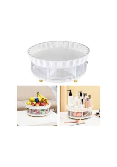 Suntek Lazy Susans 360 Rotasyonlu Şifonyer Kiler Dolabı Için