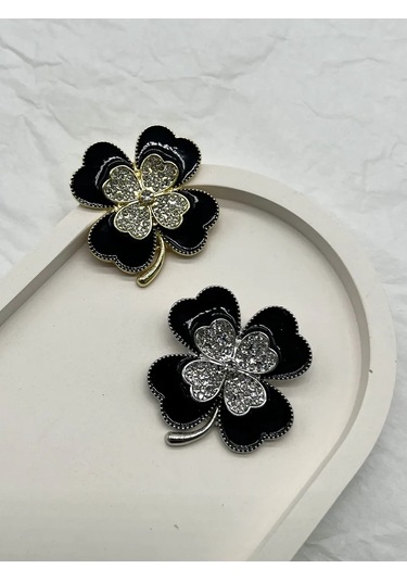 Best Price 34 Payetli Küçük Çiçek Broş, Kıyafetler İçin 178626467 Siyah