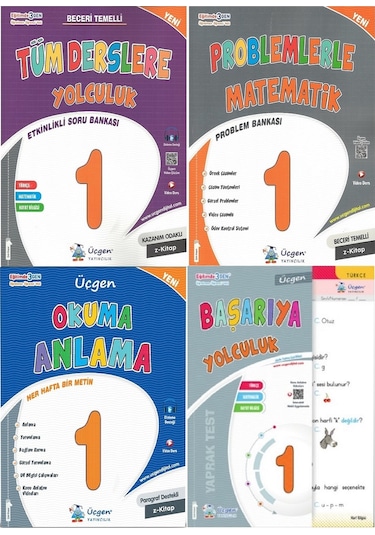1. Sınıf Üçgen 4lü Kitap Seti