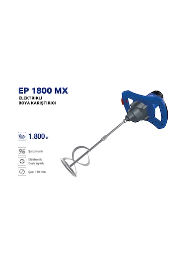 Exen Ep 1800 MX 1800W 140 MM Elektrikli Boya Karıştırıcı