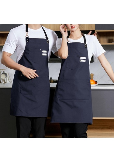 Homyl Şef Önlüğü Bahçe Ticari Mağaza Için Çok Amaçlı Mavi