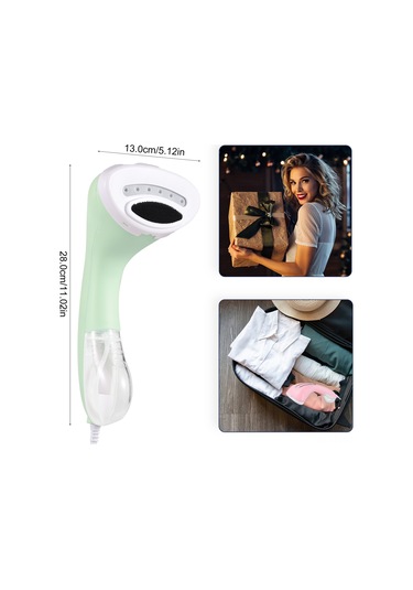 Hfambition 1100w El Tipi Buhar Kazanıcı 150ml Su Deposu 6 Delikli Gerdirici Ev Ve Dormada Kullanıma Uygun Mavi 220v Avrupa Standartı