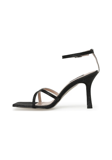 Nine West Neyyas 3fx Siyah Kadın Topuklu Sandalet Siyah