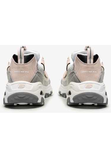 Skechers D'Lites - Free Energy Kadın Beyaz Sneakers 13147 Wgpk Beyaz