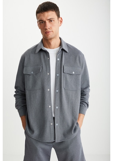 RAMADANP015 Gri Gömlek