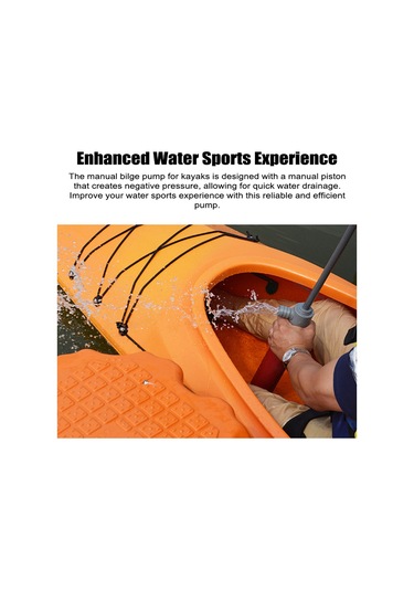 Neevoyu "portatif El Tipi Su Pompası - Kayık Ve Kanolar İçin Hızlı Su Boşaltma"