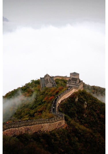 Çin Seddi Temalı Oval Magnet