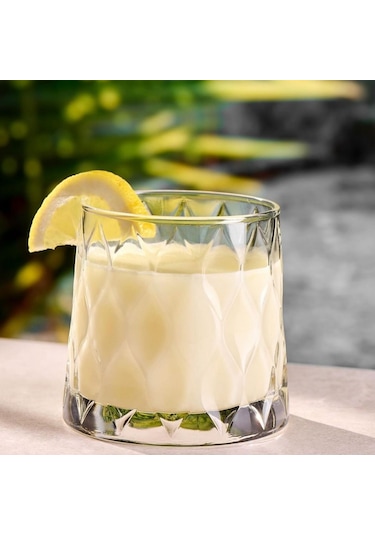 Paşabahçe 420244 Leafy Büyük Viski Bardağı 440cc - 4'lü