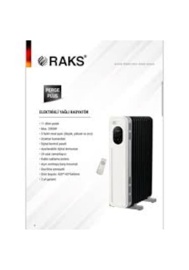 Raks Elektrikli Yağlı Radyatör Perge Plus 2300 Watt Kumandalı