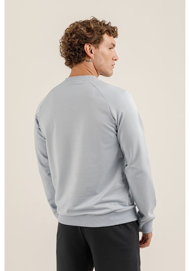 Airlife Saturn Ur7 Pro I Sıfır Yaka Erkek Sweatshirt Mavi