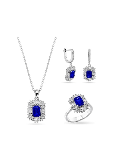Servi 925 Ayar Gümüş Radiant Baget Set-33