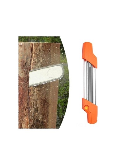 Tongxida El İle Zincir Gider Aleti 4.0mm Turuncu - Hızlı Kesim İçin Zincir Testere Aracı