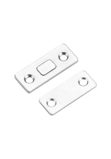 Springsun Çelik Kapı Mıknatısları - Delme Gerektirmeyen Güçlü Tutucu Mutfak Dolabı & Gardırop İçin Gümüş