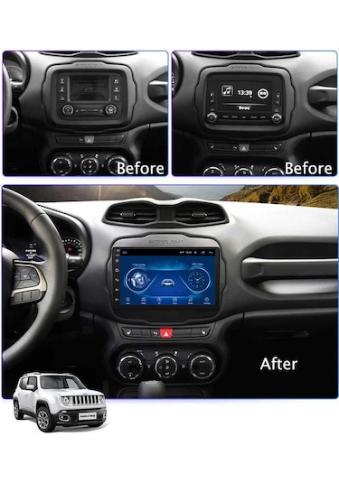 Jeep Ranegede Navigasyon Multimedya Kamera