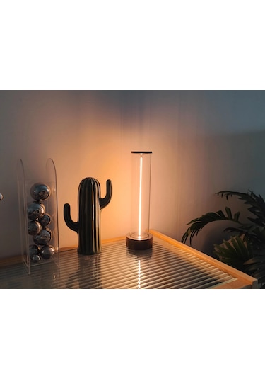 Techtic Manyetik Masa Lambası Abajur Şarjlı Modern Okuma Işığı