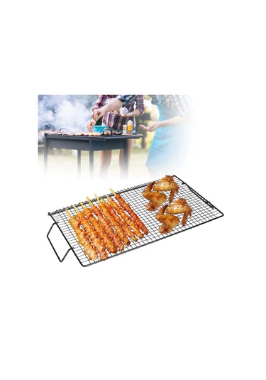 Izgara Izgarası, Yapışmaz Izgara Ağı, Açık Havada Izgara Ve Fırınlama İçin Dayanıklı Demir Pişirme Kabı, Çok İşlevli Soğutma Ve Izgara Ağı