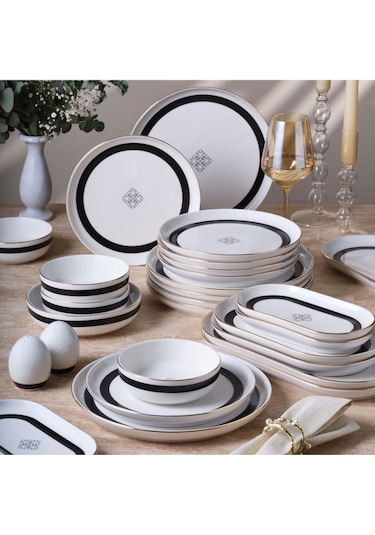 Güral Porselen Bilbao 30 Parça 6 Kişilik Yemek Takımı 6598