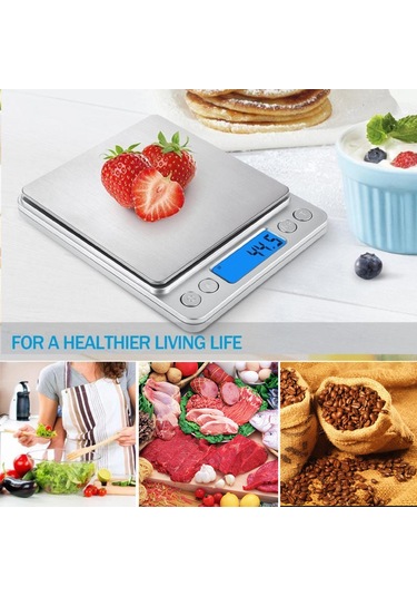 2kg/0.1g Hassas Elektrikli Mutfak Tartısı, Kahve Tartısı Gıda Tartım Posta Tartıları Çok Fonksiyonlu Tartı, Pişirme Ve Fırınlama İçin Gram Ve Ons Cinsinden Ölçer Diğer