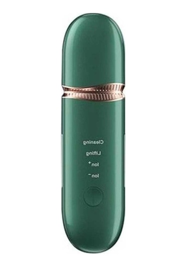 Besthome1 Ultrasonik Cilt Yüz Akne Siyah Nokta Iyon Cihazı Yeşil Altın Gözenek Temizleyici Kozmetik Ürünü Altın