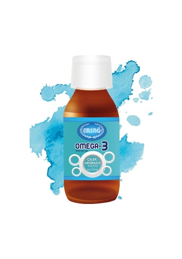 Ersağ Omega 3 Sivi Çilek Aromali -