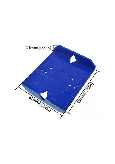 Yulong Reedark "abs Plastik Delme Şablonu - 35mm/40mm Mobilya