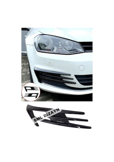 Golf 7 Sis Çerçevesi Parlak Siyah