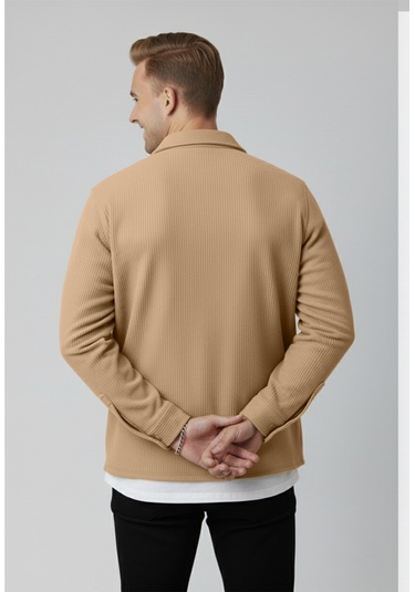 Deepsea Erkek Camel Kadife Fitilli Rahat Kesim Gömlek Yumuşak Dokulu Likralı Kadife Gömlek 2600758 Camel Deepsea Erkek Camel Kadife Fitilli Rahat Kesim Gömlek Yumuşak Dokulu Likralı Kadife Gömlek 2600758 Camel