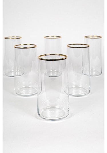 Rakle Avantgarde Gold 6'lı Meşrubat Bardağı Seti 520 Cc