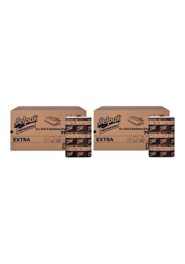 Selpak Professional Extra Z - Katlı Dispanser Havlu 200*24