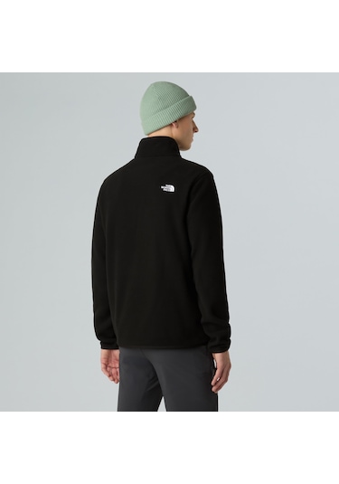 The North Face M Glacier Fleece 1/4 Zip Jacket Erkek Polar-30541 Siyah