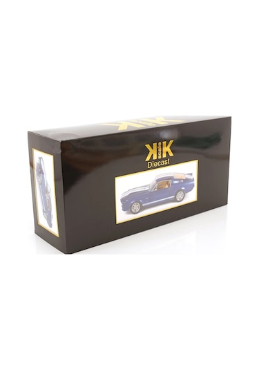 Kk Scale 1:12 Ford Mustang Shelby Gt500 1967 Blaumetallic/weiß
