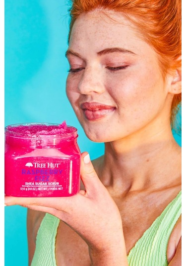 Tree Hut Raspberry Fizz Shea Sugar Scrub Vücut Peelingi 510gr