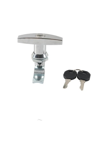 Homyl T Saplı Kilit Anahtarlı Alet Kutusu Araba Gümüş