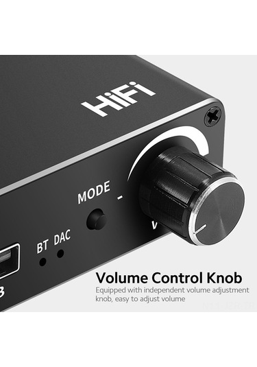 D18 Çok Fonksiyonlu Ses Dönüştürücü, Bt Alımını Destekler, Dijital Fiber Koaksiyel'den Analog Ses'e, U Disk İle Oynatma, Hifi Ses Kalitesi
