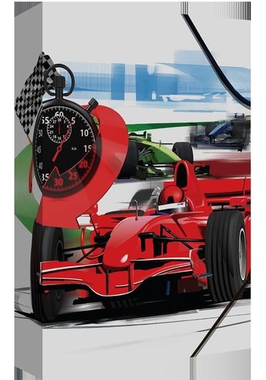 Noki Desenli Lastikli Kutu Klasör